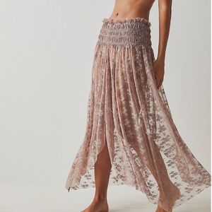 Free People Rock steady convertible slip skirt